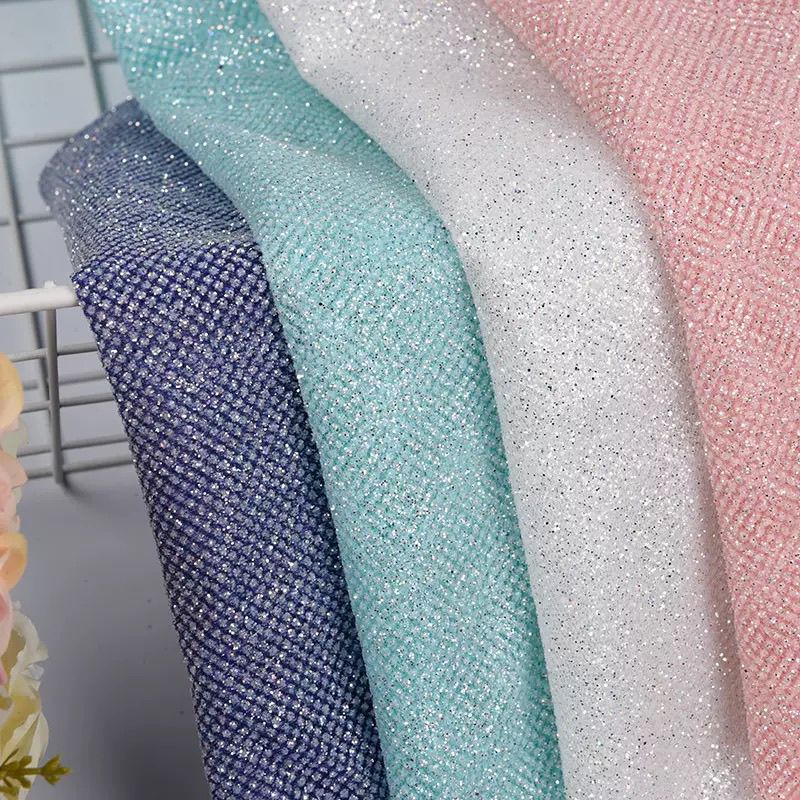 Crystal Mesh Fabric - Kain Jaring Payet Berkilau untuk DIY