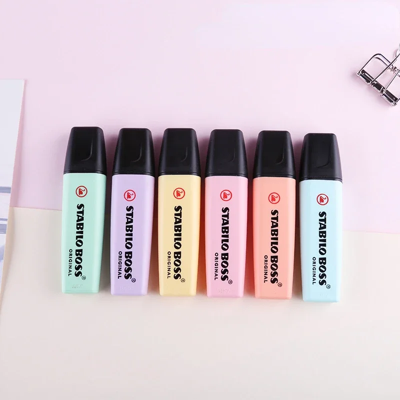Stabilo Marker Boss - 6 Warna STABILO BOSS Spidol Warna