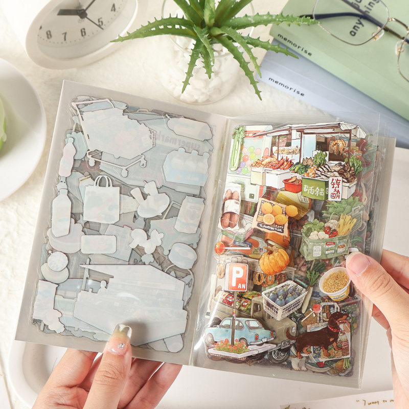 Embellishments For Scrapbooking - 20 Buah/Lot Stiker Die-Cut dengan Tema