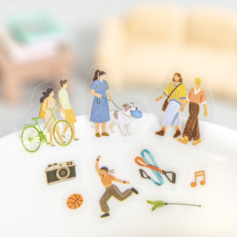 JIANQI 45mm*2m PET Mini karakt - Embellishments For Scrapbooking ulasan dan harga