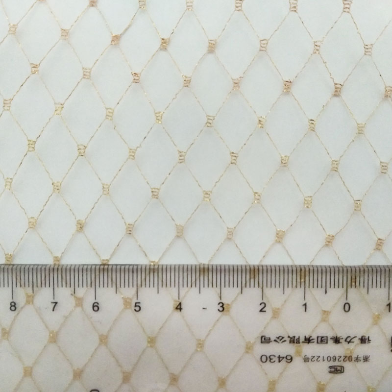 Kain Jaring Hitam Berpola Berl - Crystal Mesh Fabric ulasan dan harga