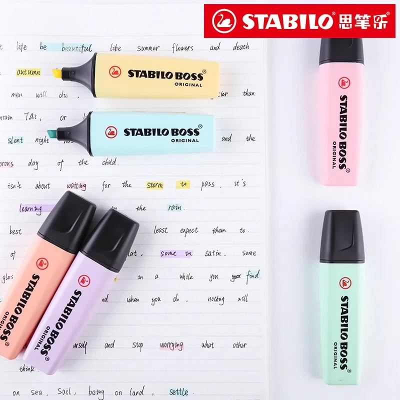 6 Warna STABILO BOSS Spidol Wa - Stabilo Marker Boss ulasan dan harga