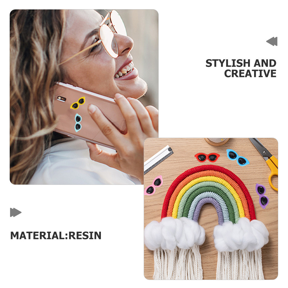 20 buah Kacamata Hitam Mini Be - Embellishments For Scrapbooking ulasan dan harga